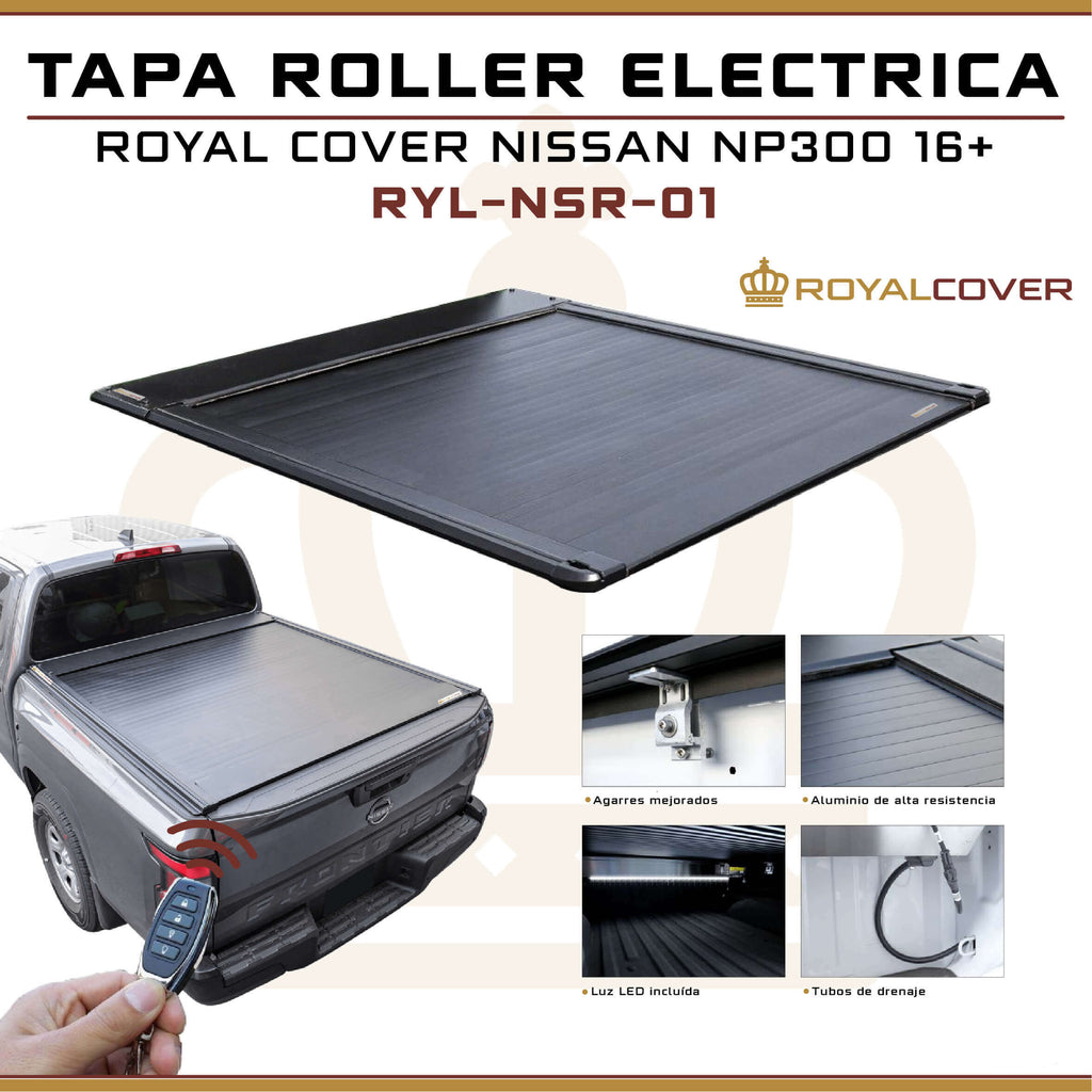 TAPA ROLLER ELECTRICA ROYAL C NISSAN NP300 16+