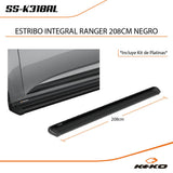 ESTRIBO INTEGRAL RANGER 12-23 NEGRO (208 CM)