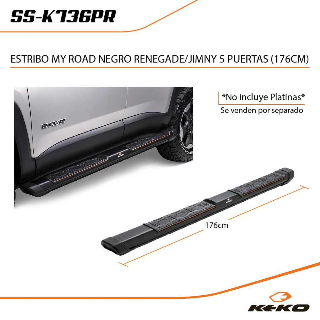 ESTRIBO MY ROAD JEEP RENEGADE / JIMNY 5 PUERT (176 CM)