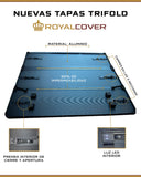 TAPA TRIFOLD BATEA HILUX 05+/ JAC T6 7 8/ JMC GRAND AVENUE / FOTON G7