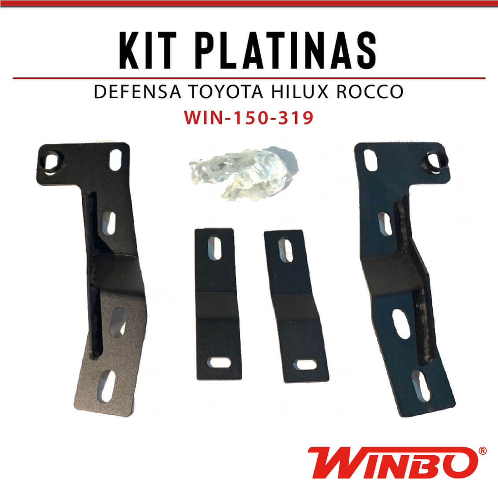 KIT PLATINAS DEFENSA HILUX REVO/ROCCO 15-20