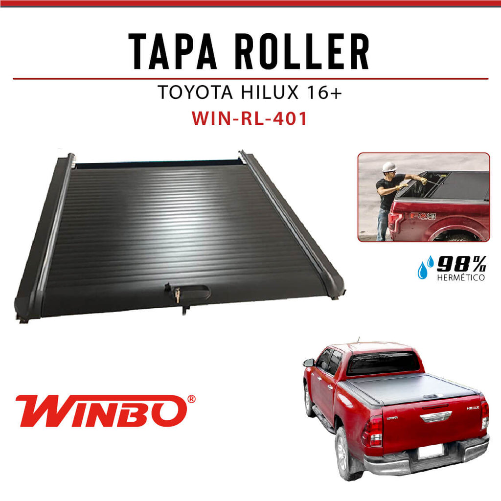 TAPA ROLLER MANUAL TOYOTA HILUX 16+/ JAC T6/T8