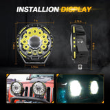 PAR AUXBEAM REDONDO 7" 250W PRO SERIES