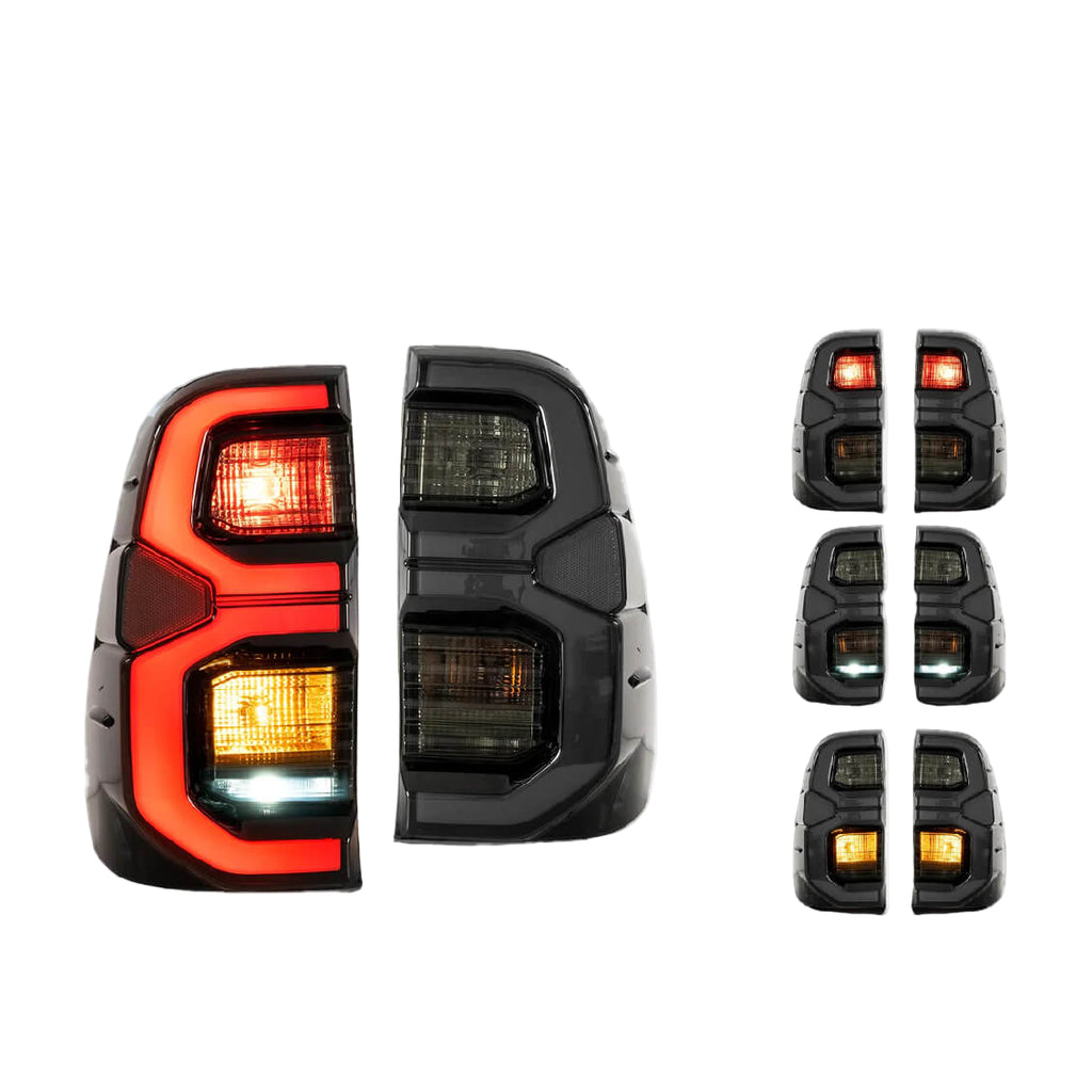 PAR STOP HILUX VIGO SMOKED LED 11-15