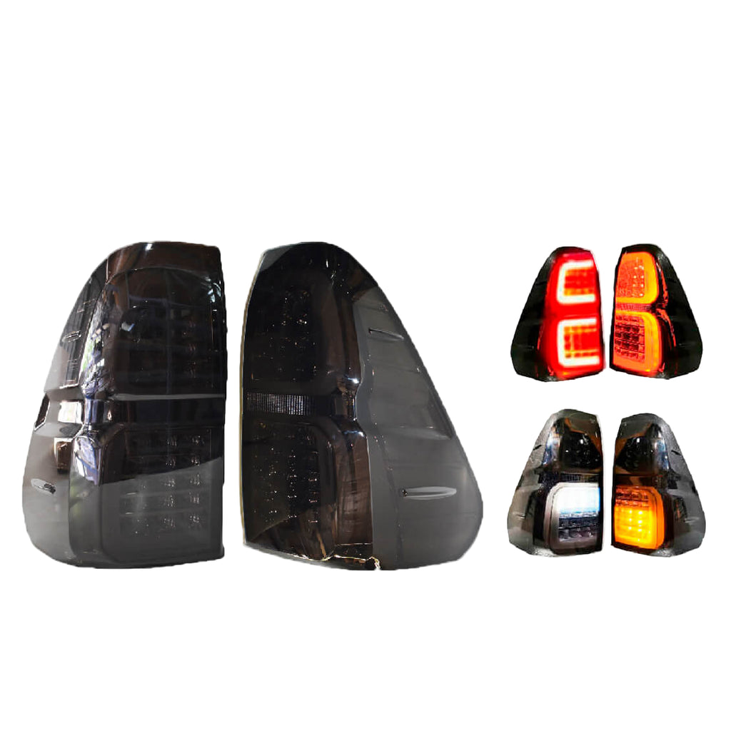 PAR STOP HILUX REVO SMOKED LED 15+