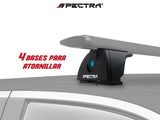 Racks ZRK-807-M-150-XXX completos estilo wingbar (150cm)