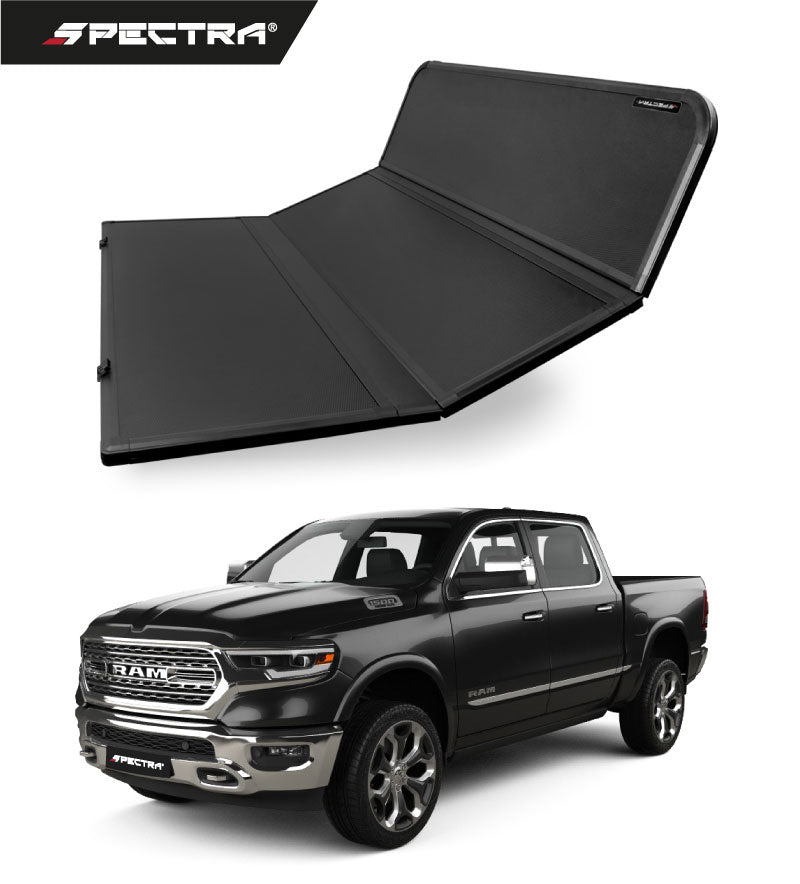 Tapa dura trifold para Dodge RAM (2002-2023)