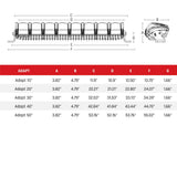 BARRA LED RIGID ADAPT 50" GPS