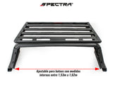 Roll bar universal negro con canasta (para pick-up full size)