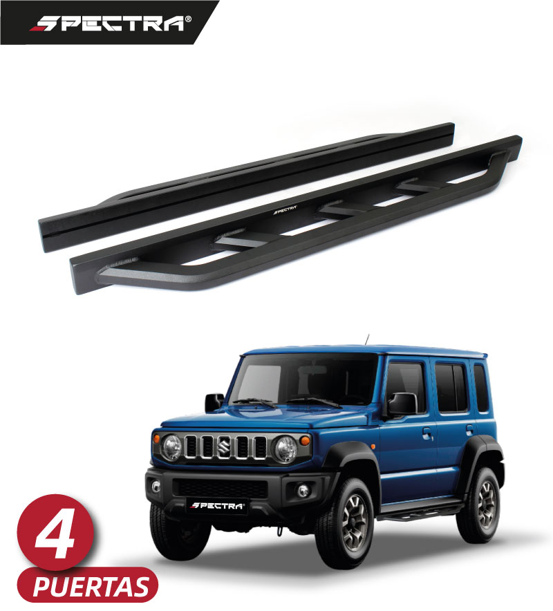 Estribos de aluminio para Suzuki Jimny 4 puertas (2024+)