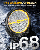 PAR AUXB REDONDO 9" RAY-L SRS 318W 34180LM DUAL DRL