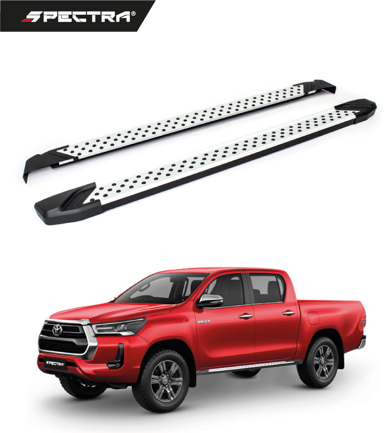 Estribos de aluminio para Toyota Hilux