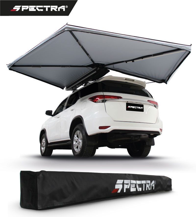 Toldo de 270 grados tipo murciélago
