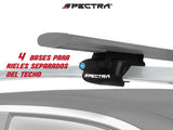 Racks ZRK-754-B-150-XXX completos estilo wingbar (150cm)