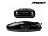 Baúl portaequipajes 360L negro brillante