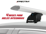 Racks ZRK-788-135-XXX completos estilo wingbar (135cm)