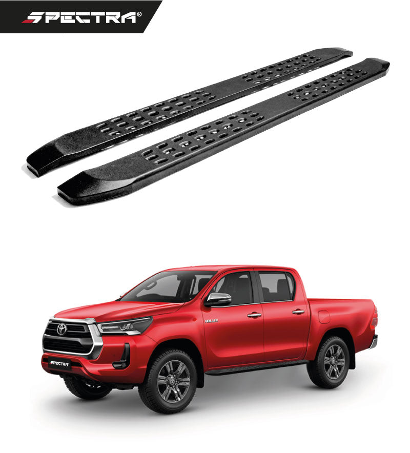 Estribos tipo Raptor para Toyota Hilux (2015+)