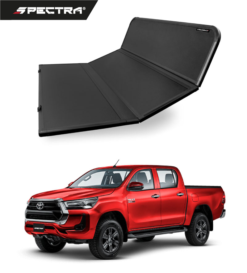 Tapa dura trifold para Toyota Hilux (2015+) *Premium*