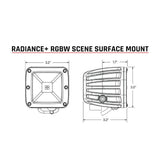 PAR CUBOS RIGID RADIANCE POD SCENE RGBW 3"